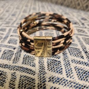 Animal print bracelet